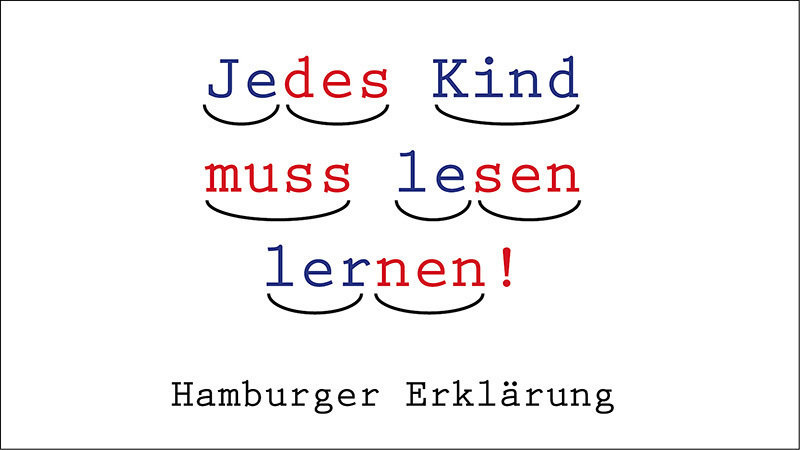 Jedes Kind muss lesen lernen Hamburger Erklärung